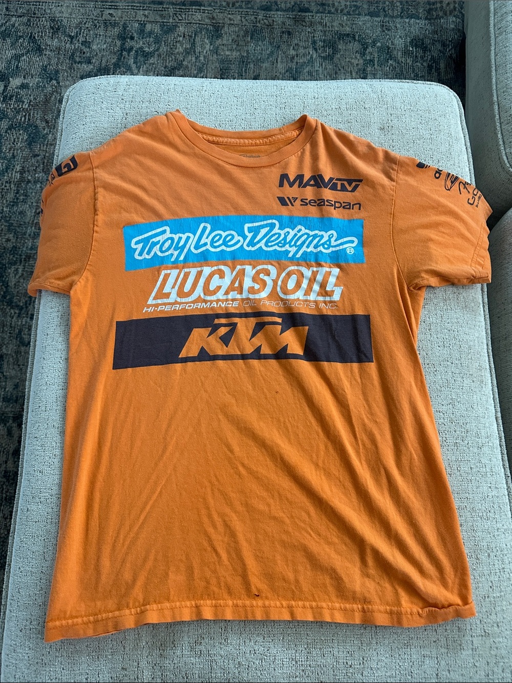 Troy Lee Designs KTM Factory Racing Lucas Oil Orange Graphic Tee